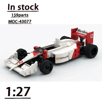 MOC-43077 Формула 1:27 Класически състезателен автомобил събрание снаждане градивен блок модел 159 градивни блокове части детски рожден ден играчка подарък