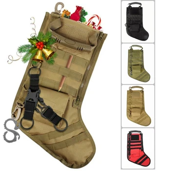 Molle Коледа чорап чанта дизайн военни амуниции куршум EDC торбичка сметище капка списание практичен и многофункционален чанта за съхранение