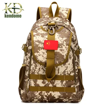 K &D Голям капацитет Мъже Жени Спорт Туризъм Къмпинг чанта Пътуване Трекинг чанта Военна тактическа раница Камуфлажни раници