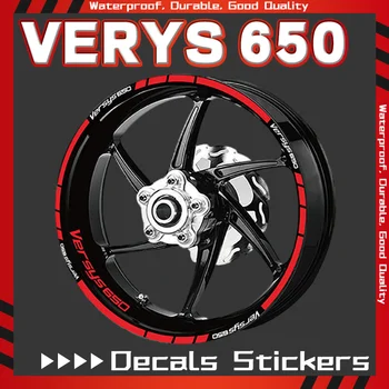2023 Стикер за стикери за NINJA650 VERSYS 650 мотоциклет предно задно колело гуми джанта ивица отразяващ стикер нинджа650 версис650